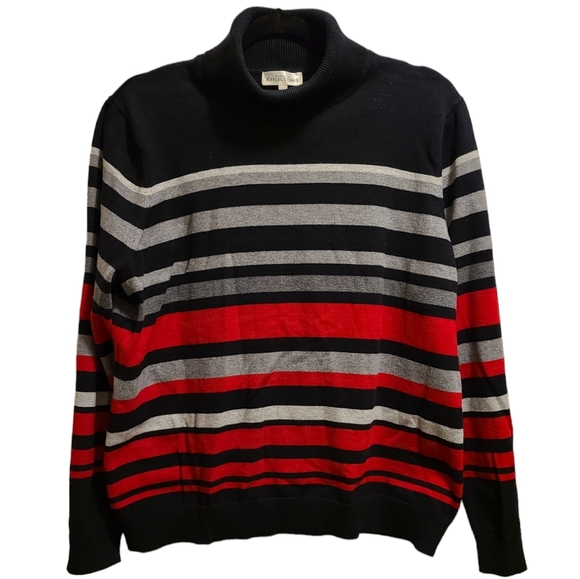 Northern Reflections striped turtleneck sweater XL - Picture 1 of 4